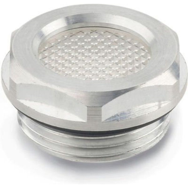 J.W. Winco Aluminum Fluid Level Sight Glass w/ Prismatic Reflector - M33 x 1.5 Thread - J.W. Winco R53 744-24-M33X1.5-A